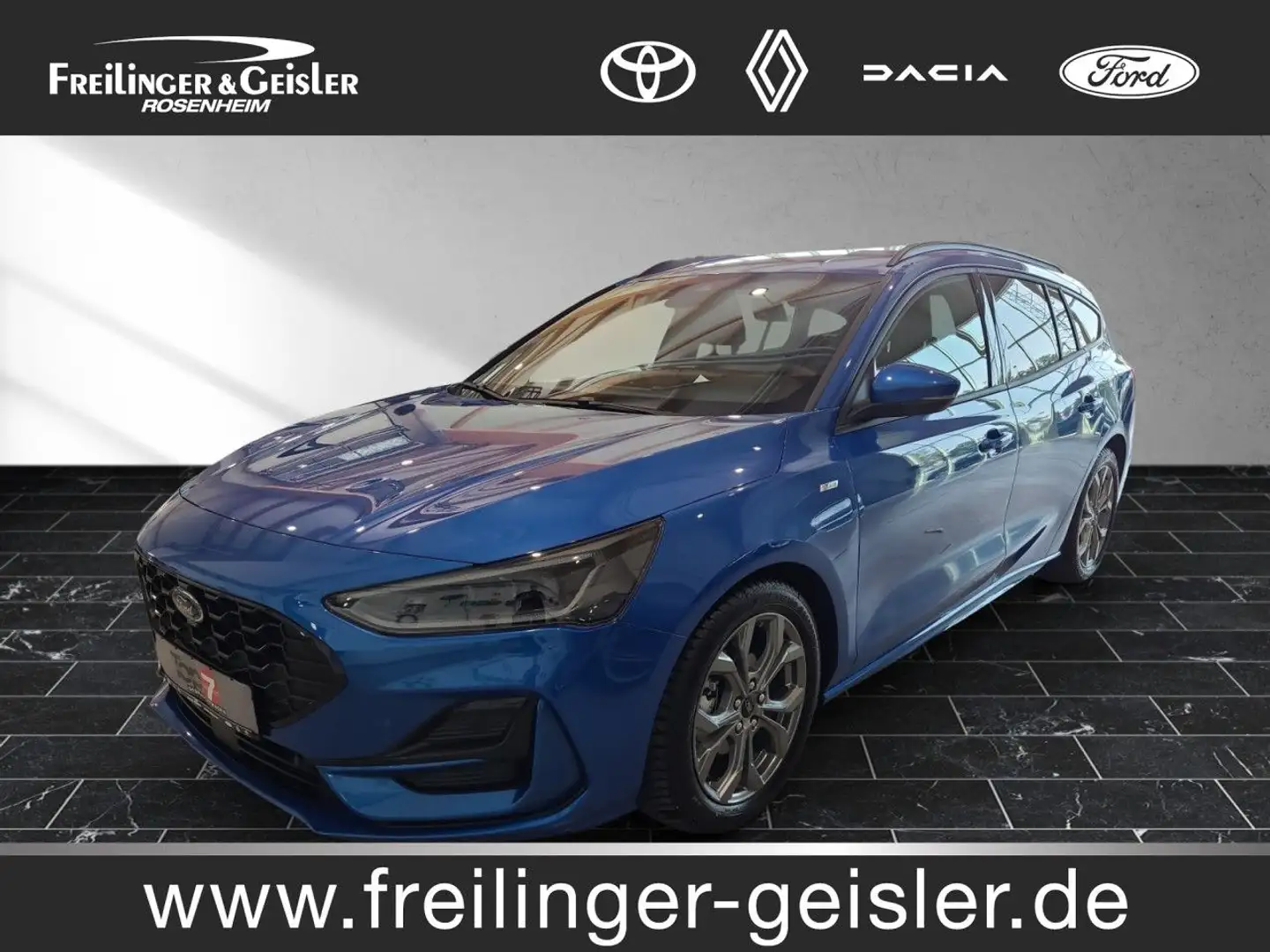 Ford Focus ST-Line Bluetooth Navi LED Klima el. Fenster Bleu - 1