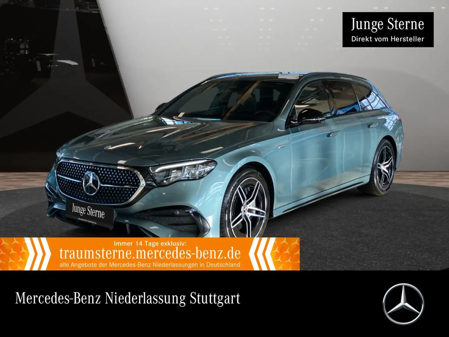 Mercedes-Benz E 300 e T Hybrid AMG 360° Distr. LED AHK Night PTS Silber - 1