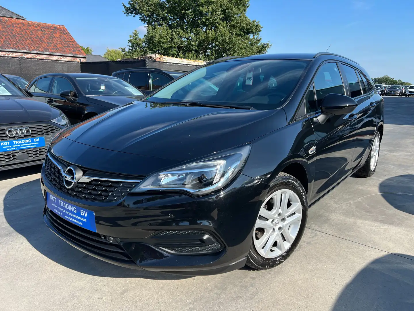 Opel Astra 1.2i 110PK TOURER NAVIGATIE CAMERA CARPLAY PDC LED Noir - 1