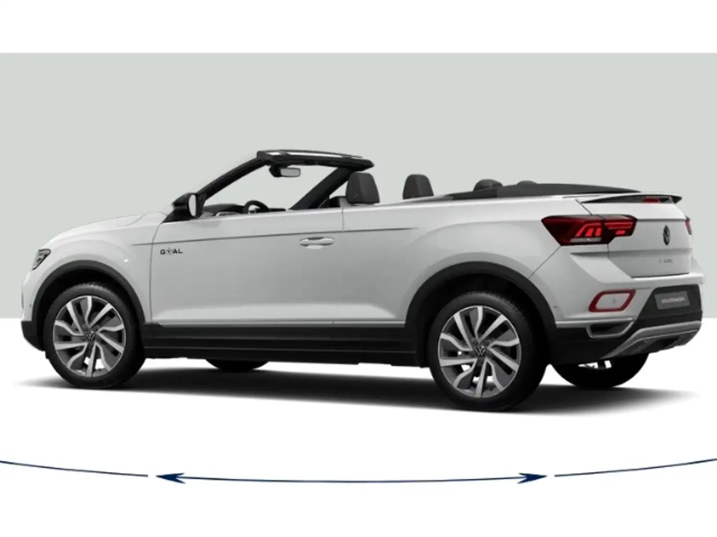 Volkswagen T-Roc Cabriolet Goal 1,5 für 41.650,- Euro Sportpaket Wi Weiß - 2