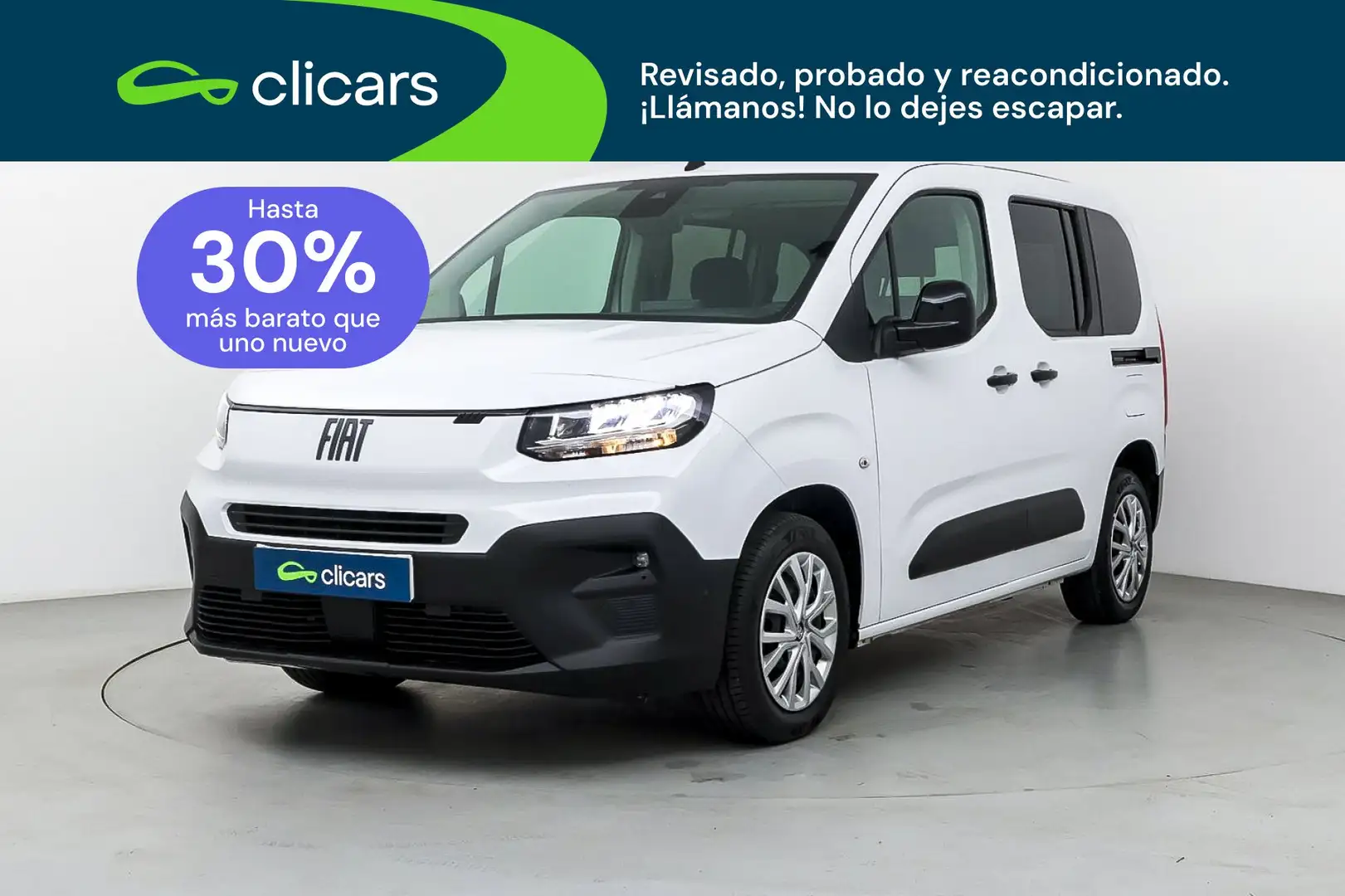 Fiat Doblo 1.5 Talla M 75KW Blanco - 1