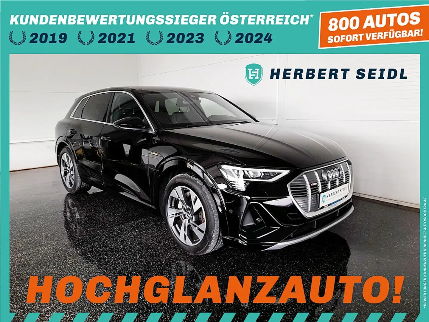 Audi e-tron 50 quattro S-LINE *NP: € 83.138,- / HEAD-UP / V... Negru - 1