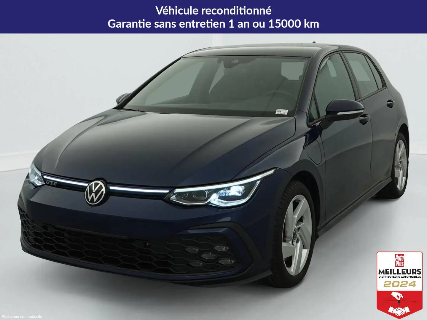 Volkswagen Golf 8 1.4 HYBRIDE RECHARGEABLE OPF 245 DSG6 GTE Bleu - 1