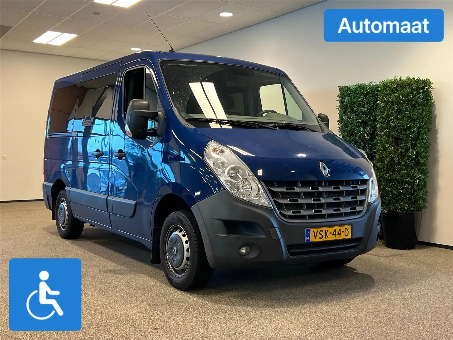 Renault Master L1H1 Rolstoelbus Automaat (airco) Blauw - 1