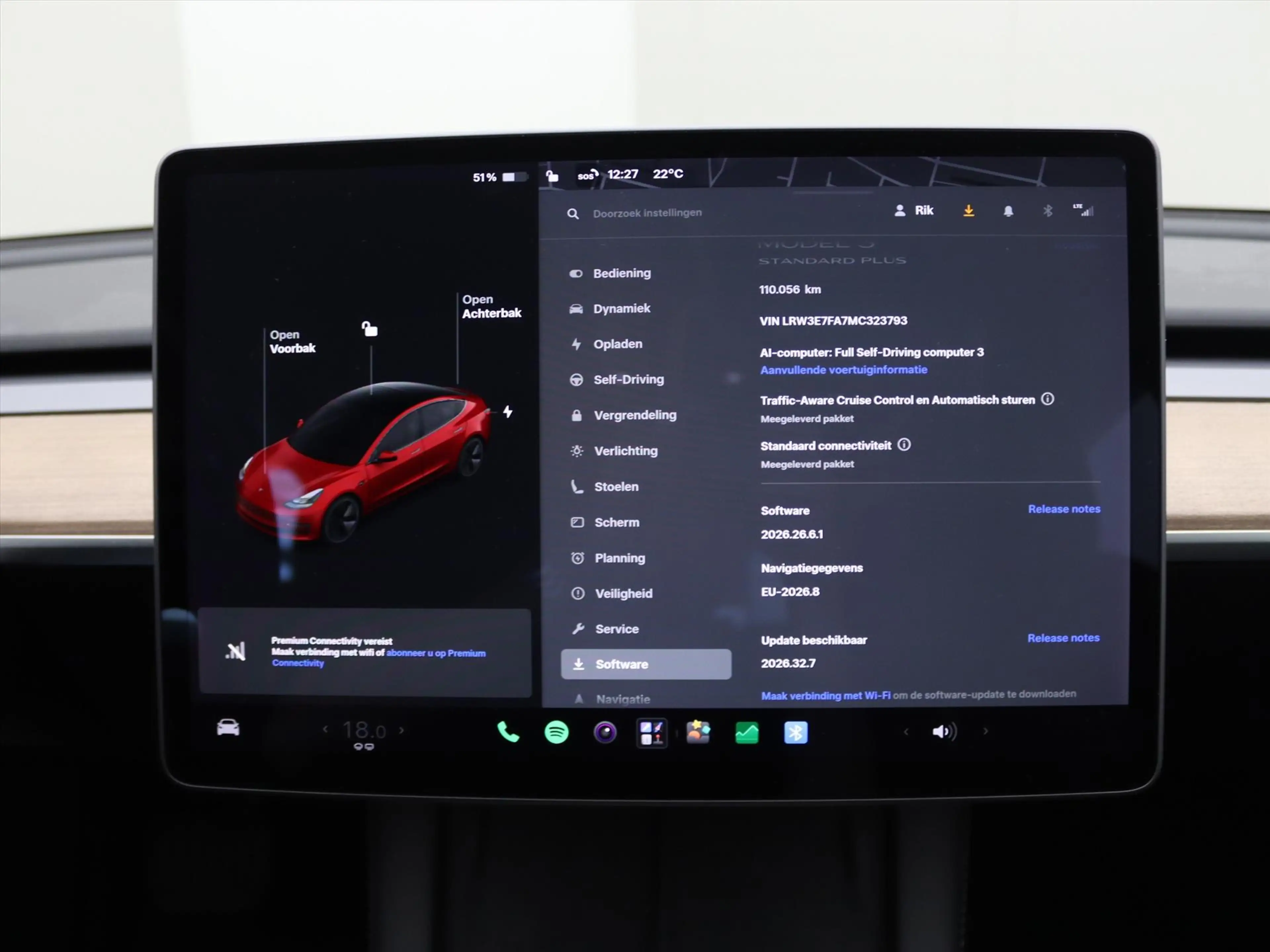 Tesla Model 3 Standard RWD Plus 90.5% SoH FACELIFT [ LFP-ACCU+WA — photo 31