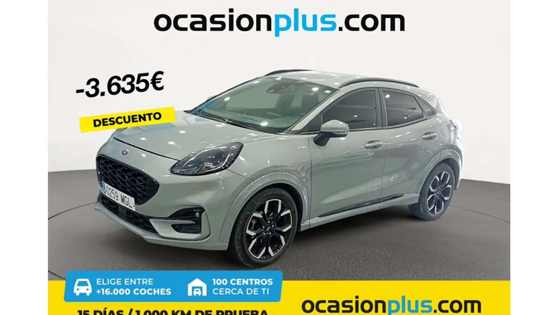 Ford Puma 1.0 EcoBoost MHEV ST-Line X Aut. 125 Zilver - 1