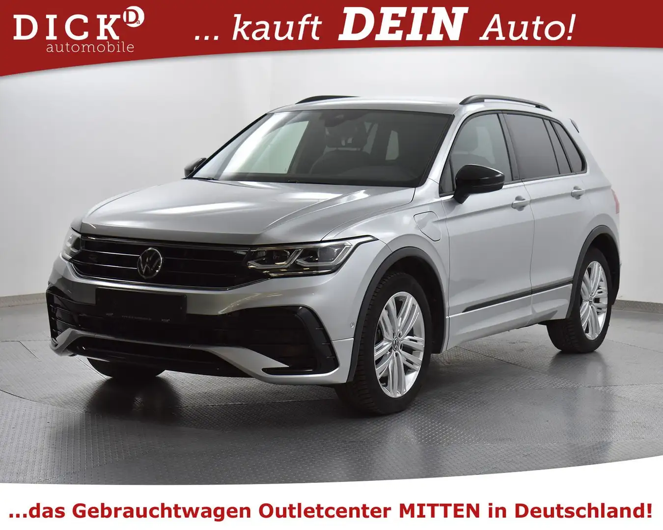 Volkswagen Tiguan 1.4 eHyb 2X R-Line MATRIX+VIRTU+KAMER+AHK Argent - 2