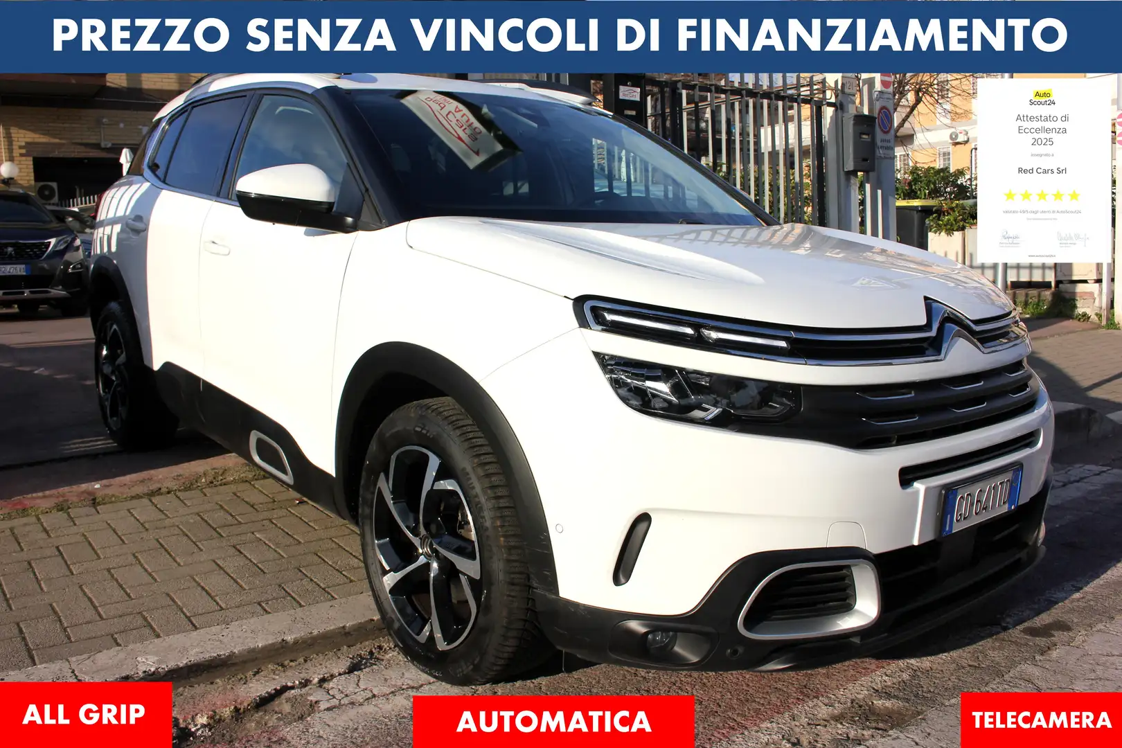 Citroen C5 Aircross 1.5 HDI 131CV AUTOMATICA ALL GRIP *PREZZO VERO* Bianco - 1