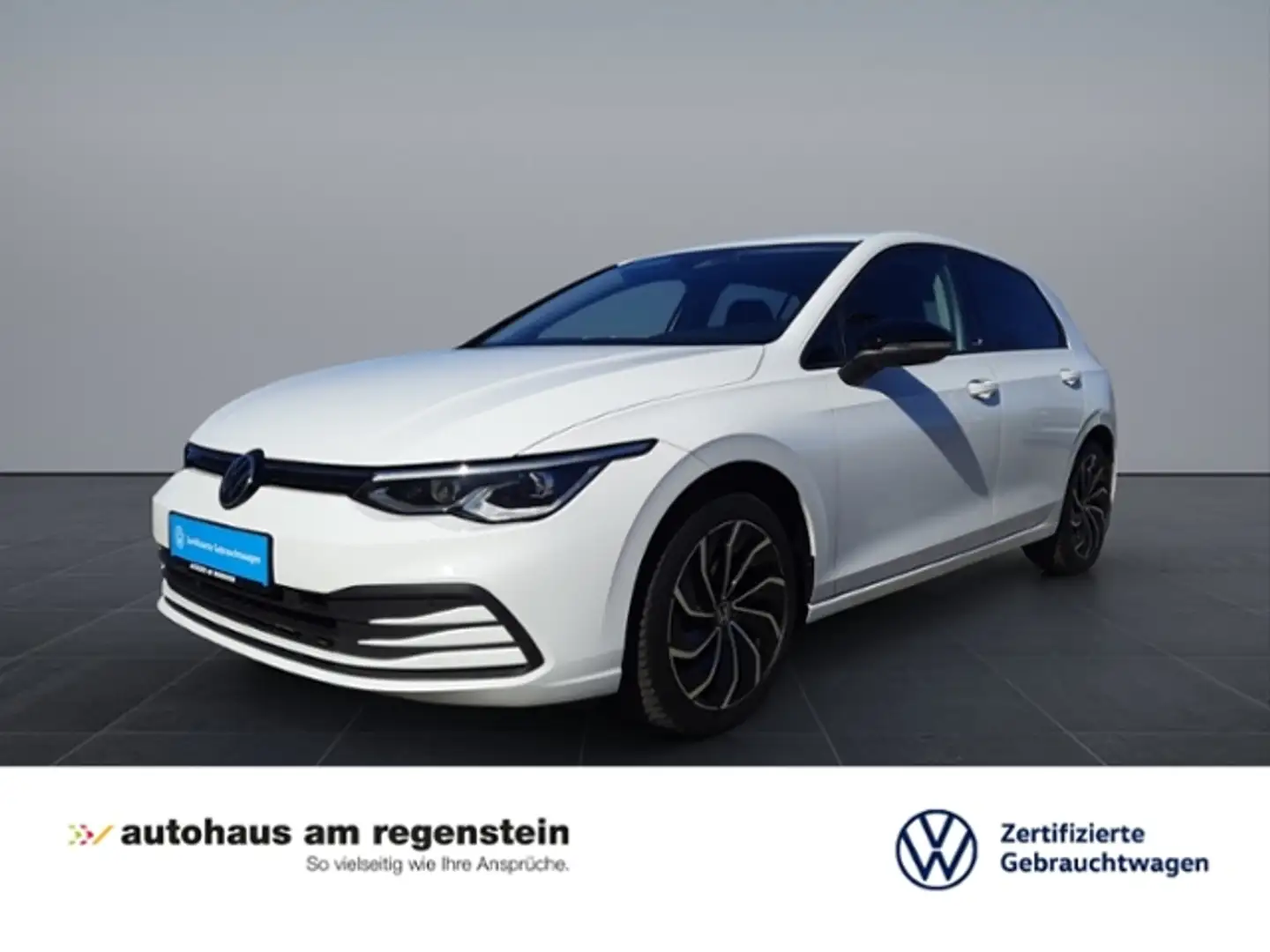 Volkswagen Golf VIII 1.5eTSI DSG LED+/Navi/ACC/Kamera Blanc - 1