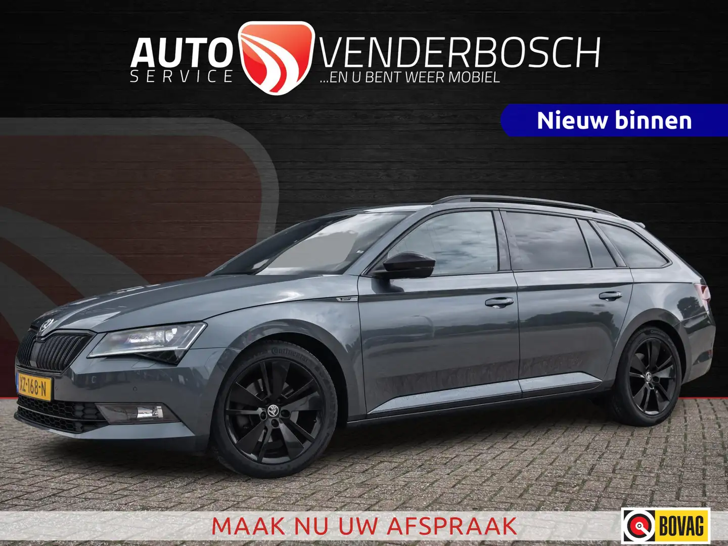 Skoda Superb Combi 1.5 TSI ACT Sportline Business 150pk | CarPl Grijs - 1