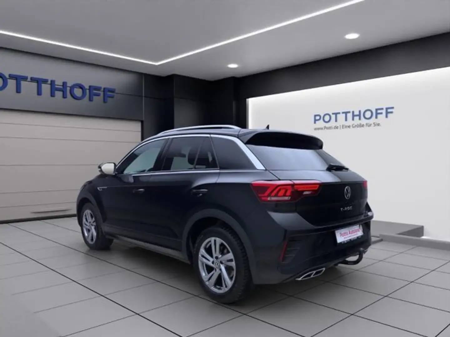 Volkswagen T-Roc 1.5 TSI DSG R-LINE NAVI AHK LED KLIMA Schwarz - 2