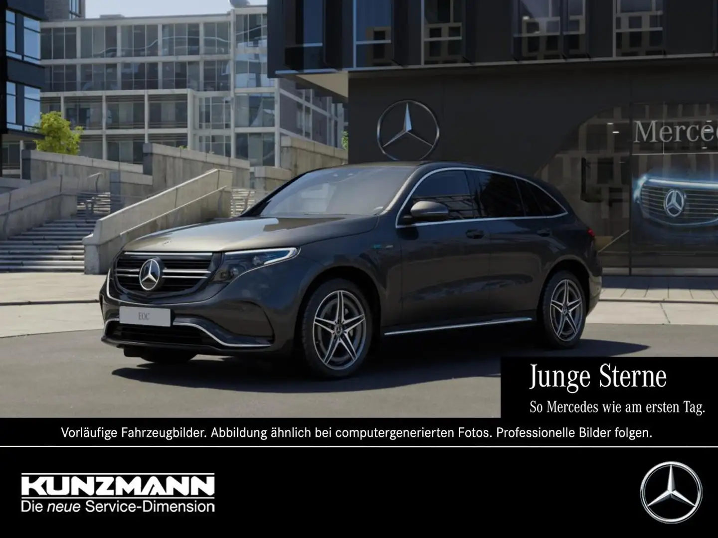 Mercedes-Benz EQC 400 4M AMG Schiebedach Head-Up Distronic 360° Grau - 1
