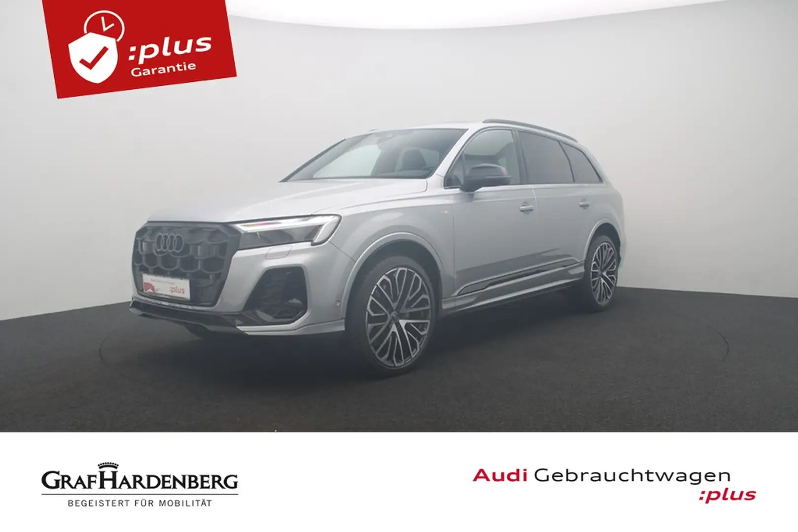 Audi Q7 50 TDI quattro S line Matrix B&O ACC AHK Pano Silber - 1