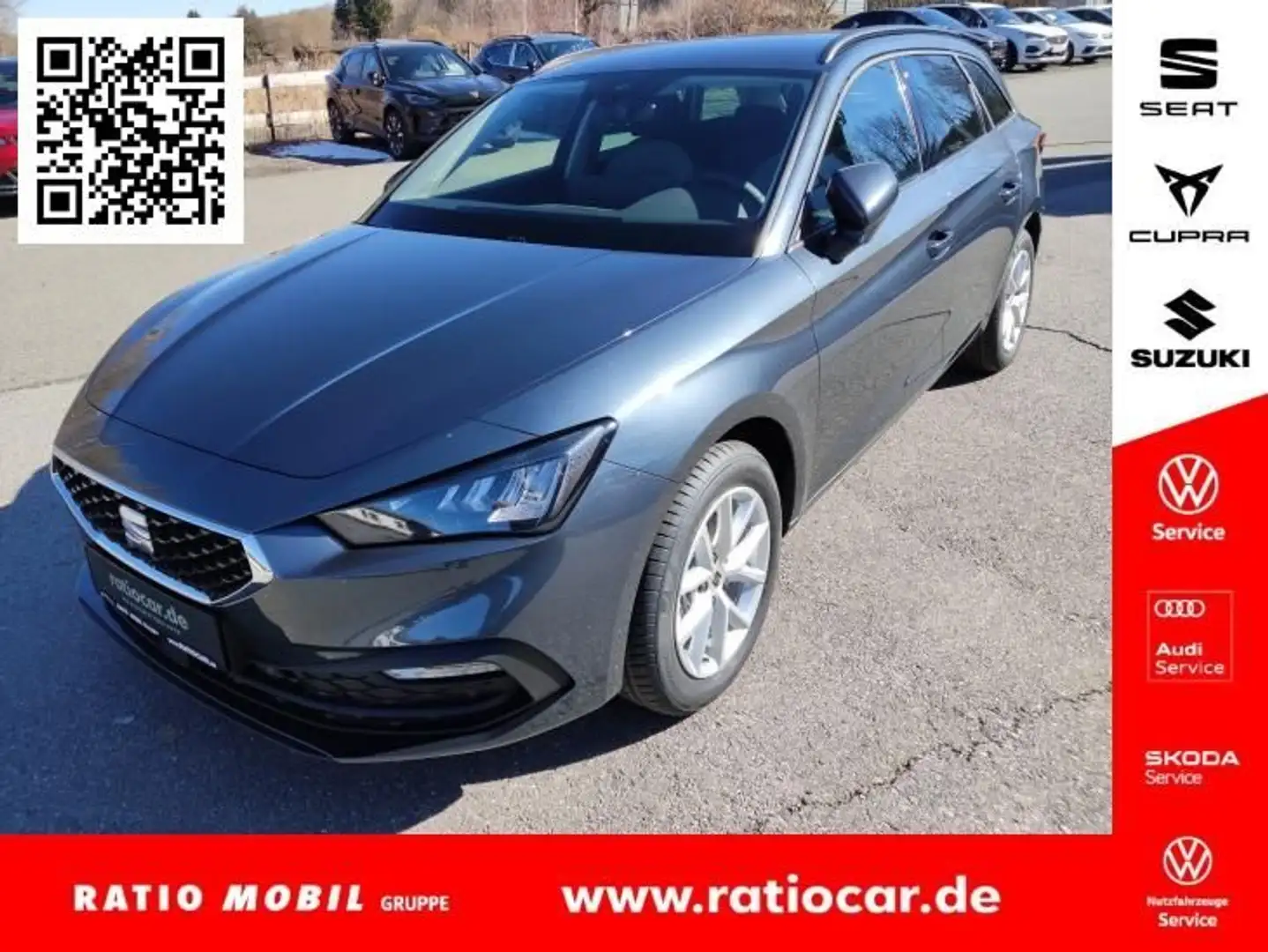 SEAT Leon LEON SPORTSTOURER ROAD EDITION 1.5 TSI NAVI SHZ Grau - 1