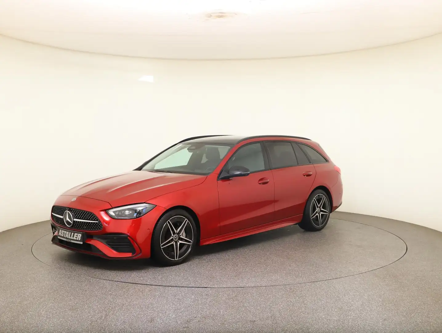 Mercedes-Benz C 300 T 4M AMG Line 2x Night+Pano+360°+MBUX+Navi Rot - 2