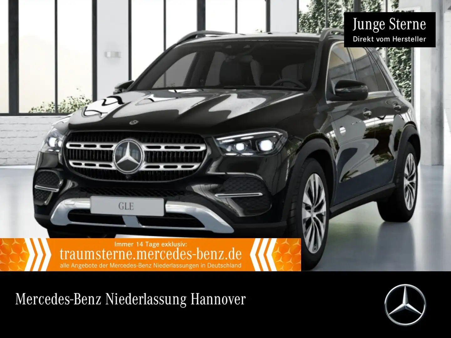 Mercedes-Benz GLE 350 GLE 450 d 4M 360+AHK+MULTIBEAM+FAHRASS+KEYLESS+9G Schwarz - 1