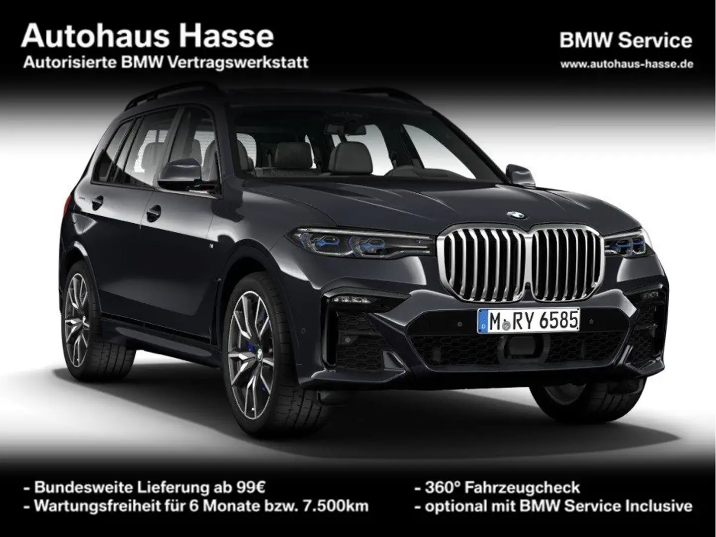 BMW X7 xDrive40i M-Sport LUFTFEDER AHK Aktivlenk LASER Gris - 1