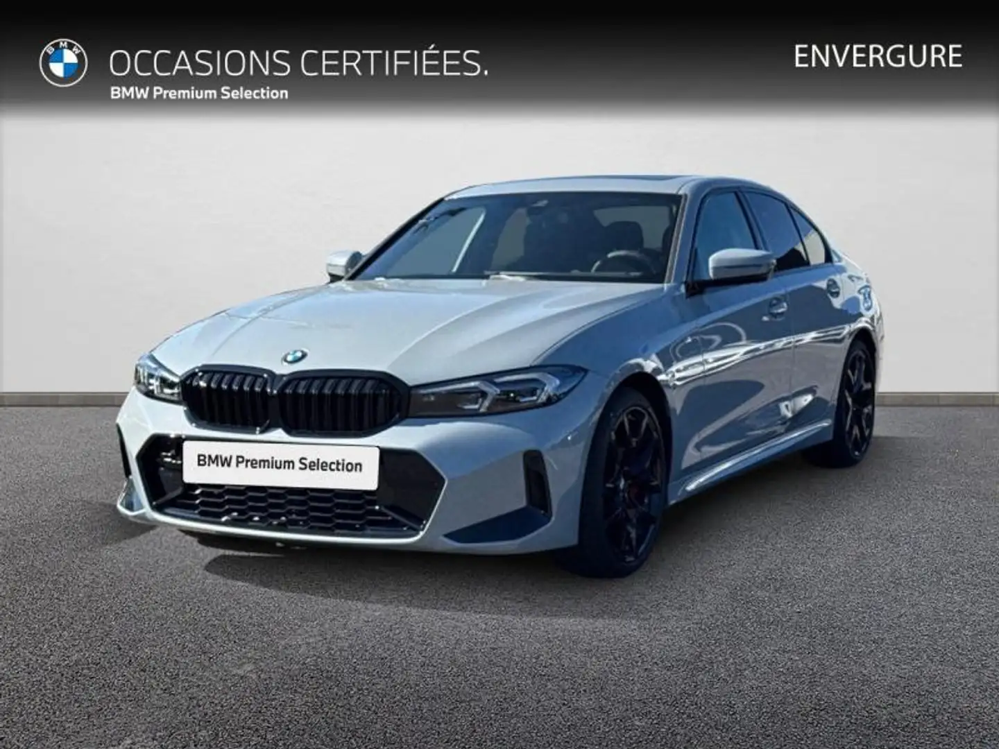 BMW 320 320dA xDrive 190ch M Sport Gris - 1