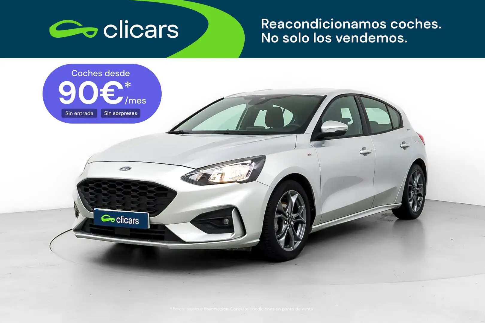 Ford Focus 1.0 Ecoboost Active 125 Gris - 1