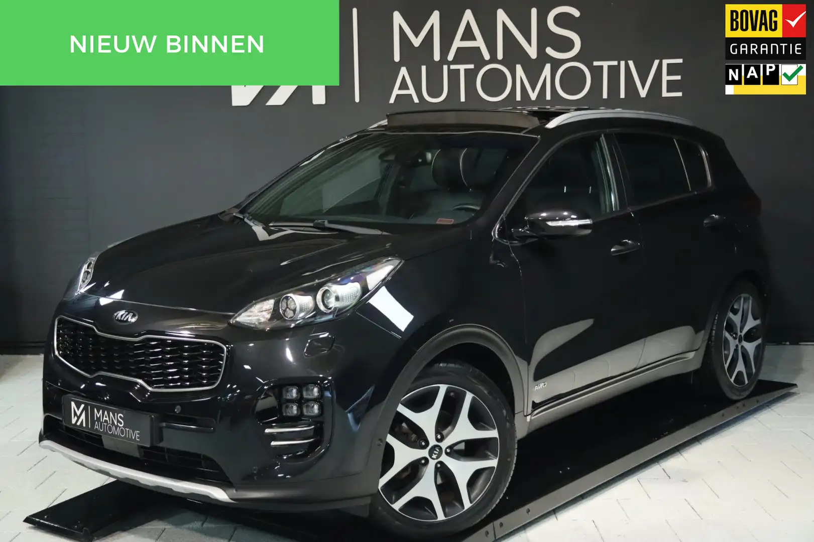 Kia Sportage 1.6 T-GDI 4WD GT-Line / PANODAK / KEYLESS / DODEHO Noir - 1