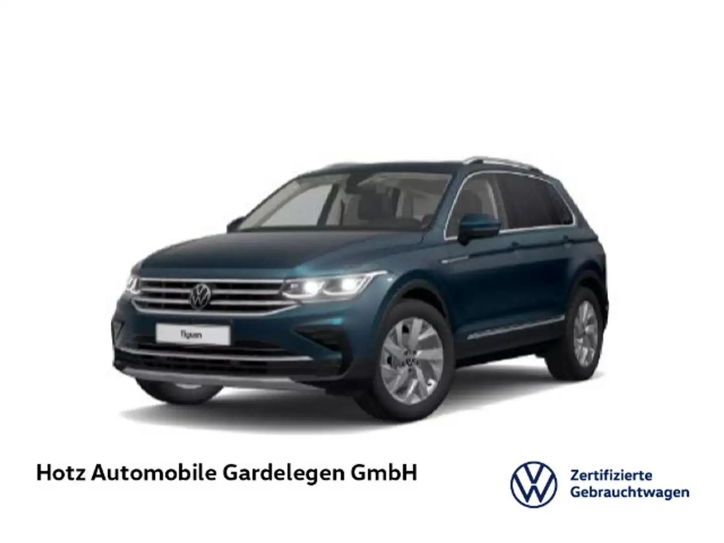 Volkswagen Tiguan 2.0 TDI DSG Elegance AHK/PANO/REARCAM Blau - 1