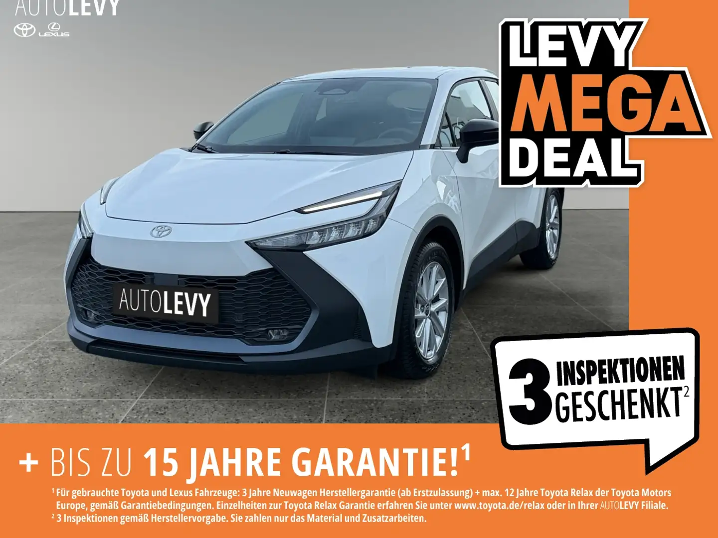 Toyota C-HR 1.8 Business +Navi+Sitzheizung+CarPlay+LHZ+ Weiß - 1