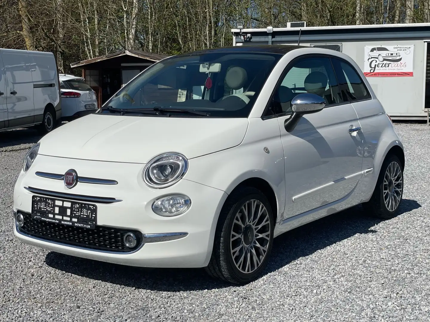 Fiat 500 1.2i CLIM-NAVIGATION 12 MOIS DE GARANTIE Blanc - 1