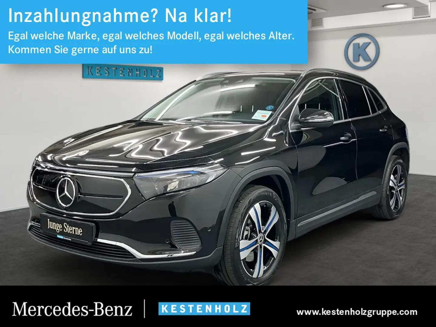Mercedes-Benz EQA 300 4Matic Progressive KAMERA+DISTRO+DAB+PTS Schwarz - 1