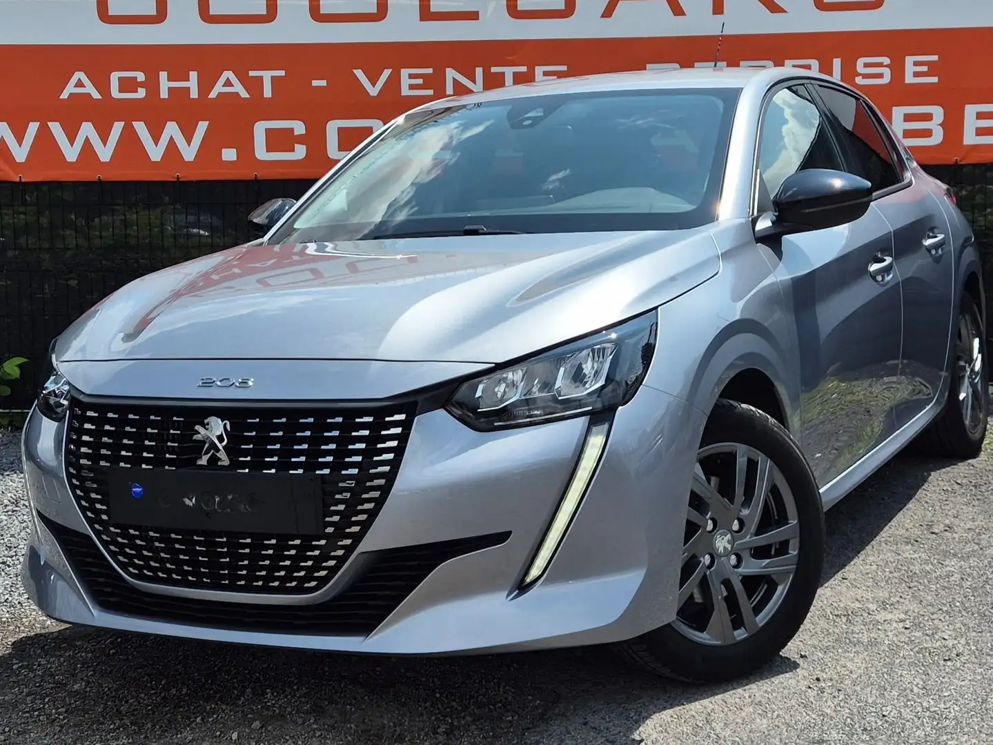 Peugeot 208 1.2i -EU6D- GARANTIE 1AN - GPS - CLIM - PDC Grijs - 1