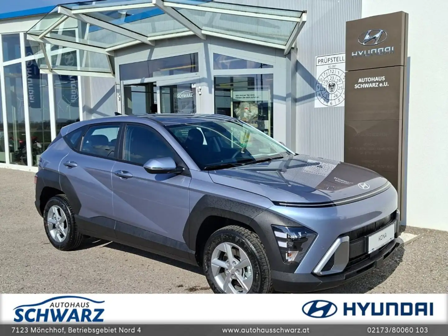 Hyundai KONA (SX2) Smart Line 1.0 TGDI 2WD k6bs1 Blau - 1