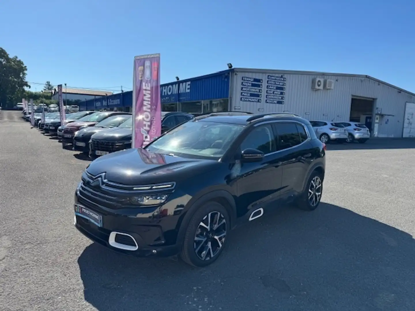 Citroen C5 Aircross BLUEHDI 130CH S\u0026S SHINE PACK EAT8 TOIT OUVRAN Noir - 1