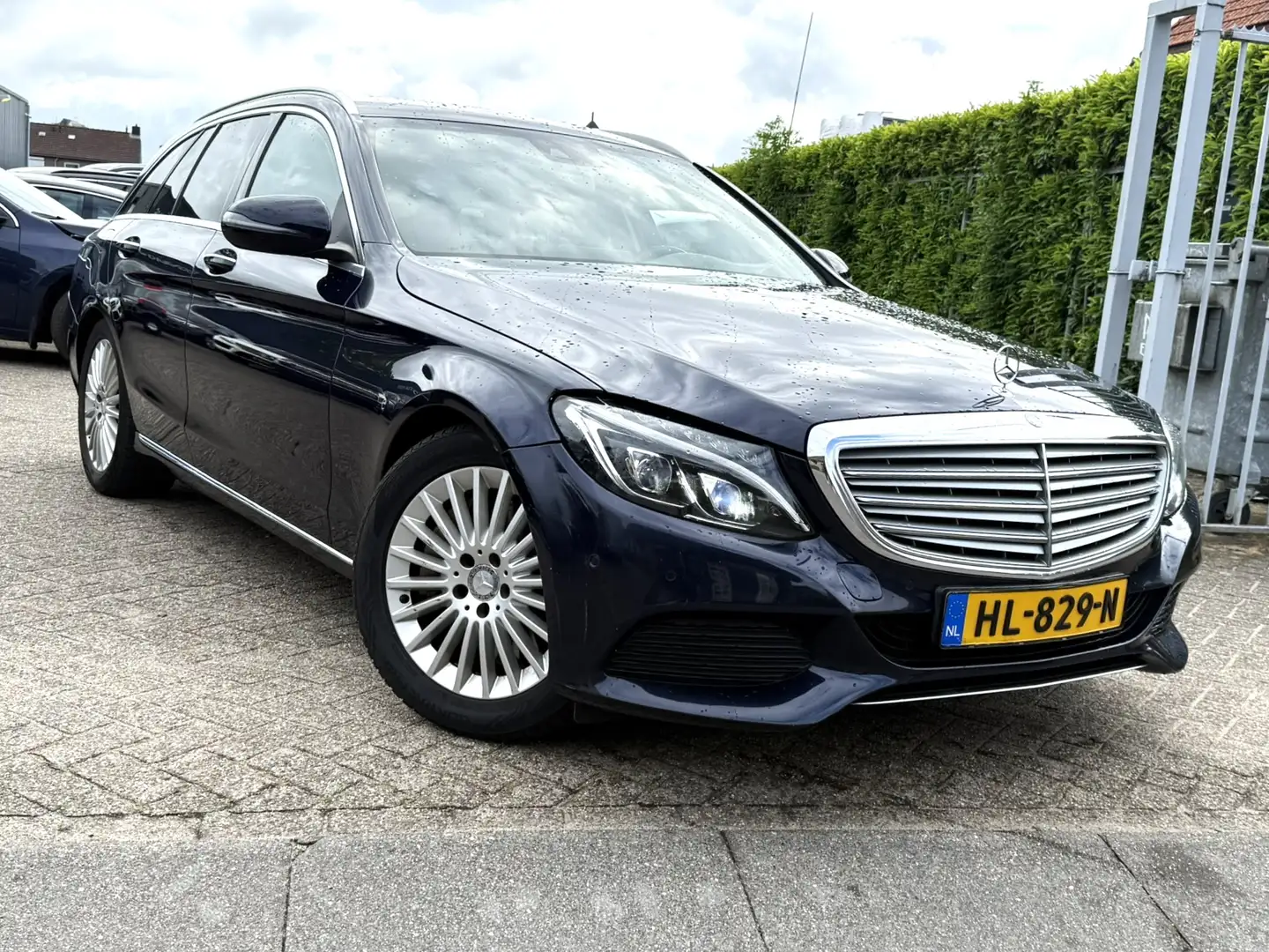 Mercedes-Benz C 350 Estate 350E LEASE EDITION NAVI/CAMERA/LEER/MEMORY/ Azul - 2