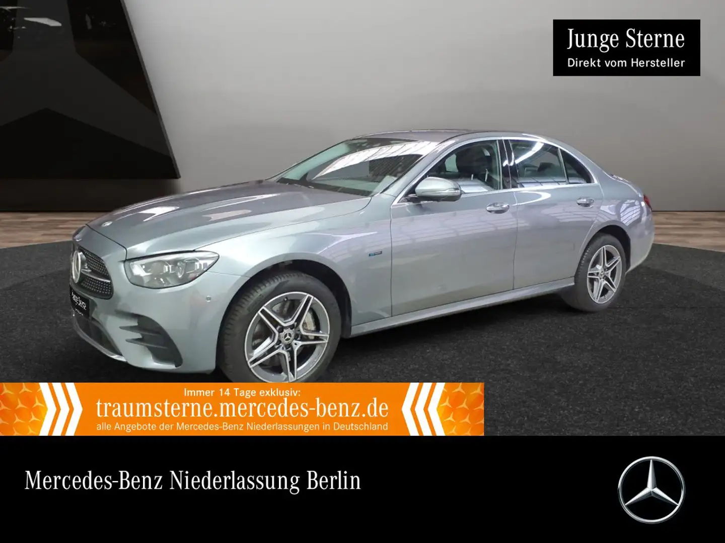 Mercedes-Benz E 300 e 4M AMG+360+MULTIBEAM+FAHRASS+KEYLESS+9G Grau - 1