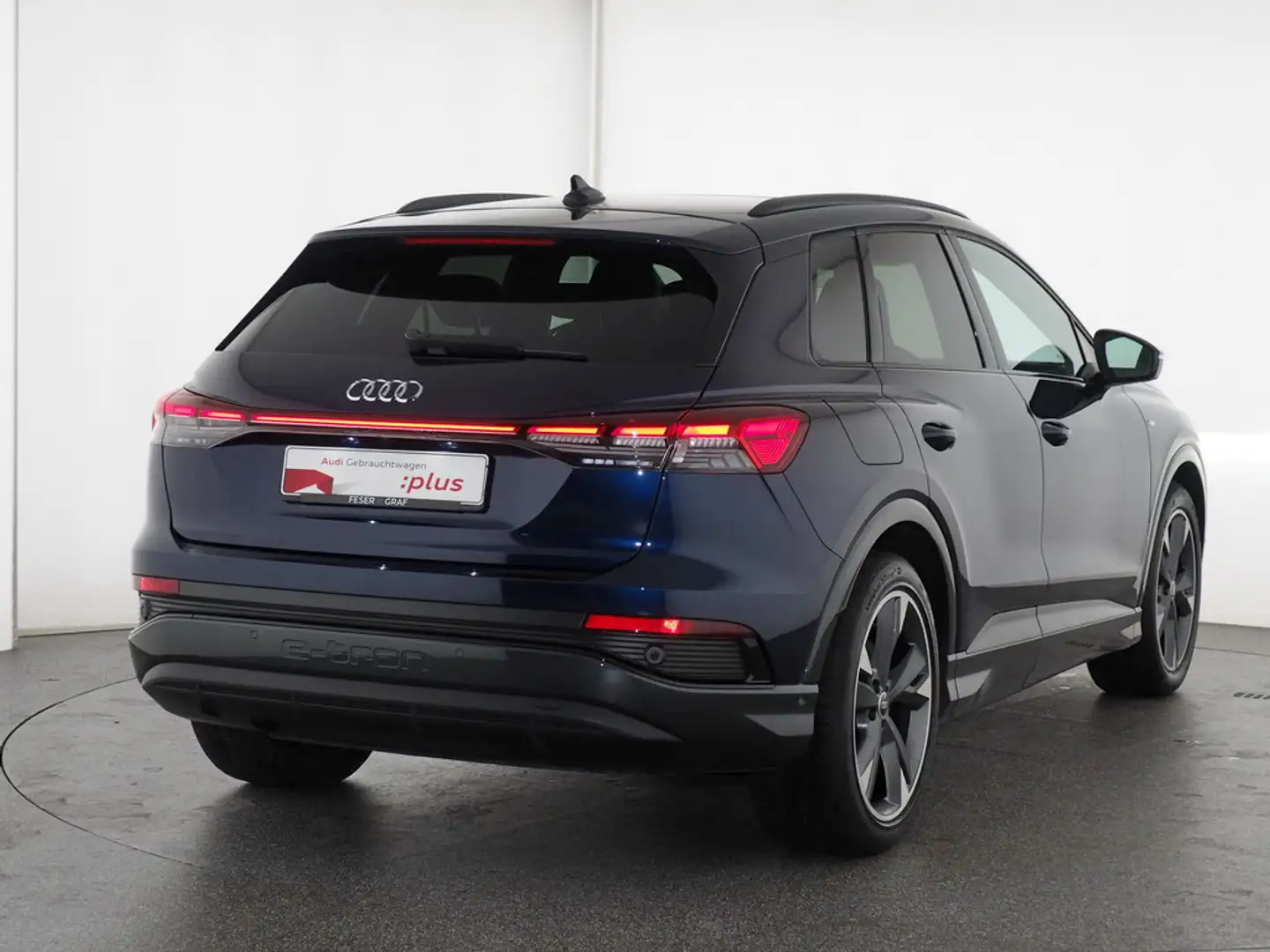 Audi Q4 e-tron S line 35 Pano/Wärmepumpe/AHK/Head-Up Blau - 2