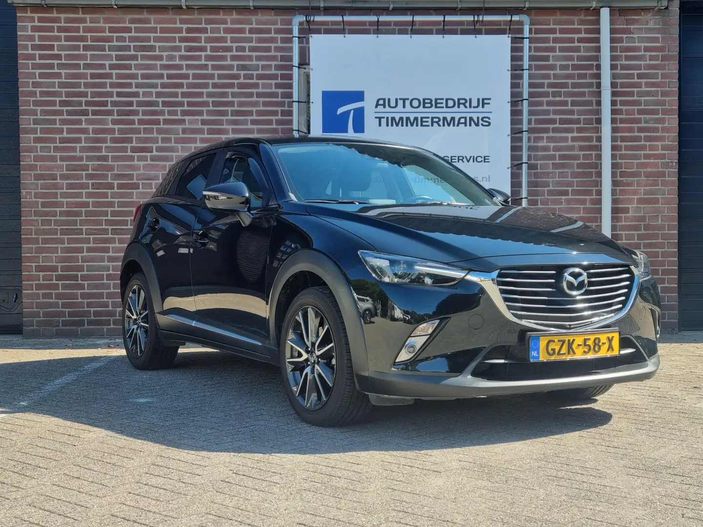 Mazda CX-3 2.0 SkyActiv-G 120 SkyLease GT All-in prijs!! Zwart - 2