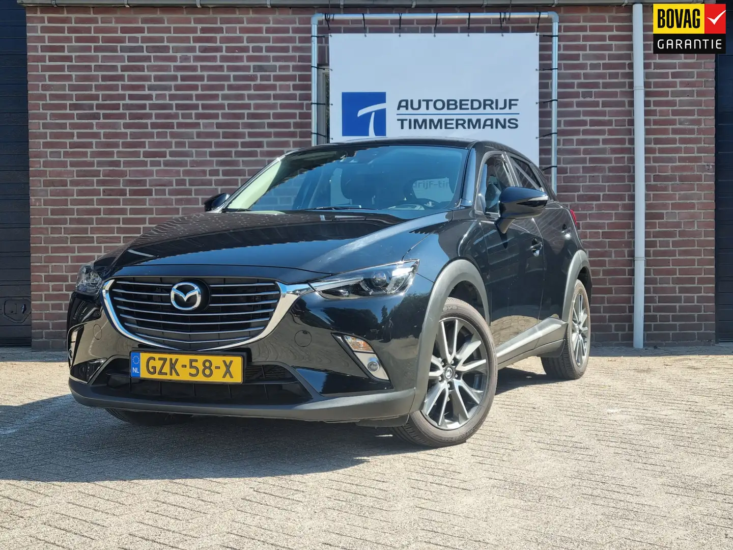 Mazda CX-3 2.0 SkyActiv-G 120 SkyLease GT All-in prijs!! Zwart - 1