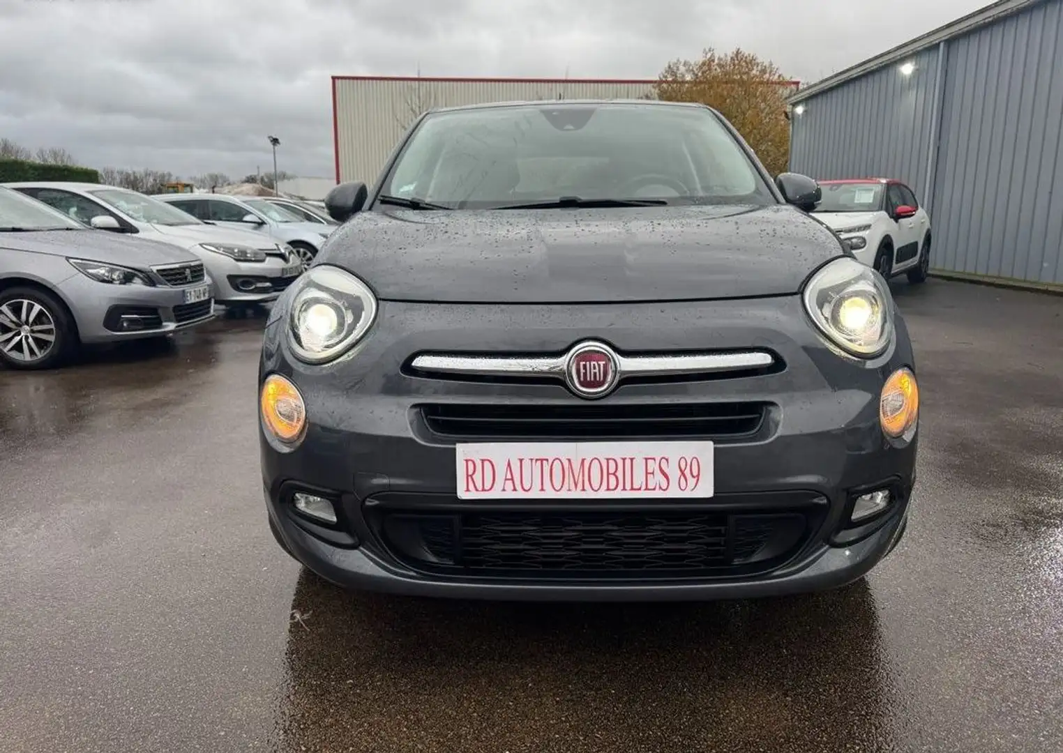 Fiat 500X 1.6 MULTIJET 120 CH Lounge Gris - 2