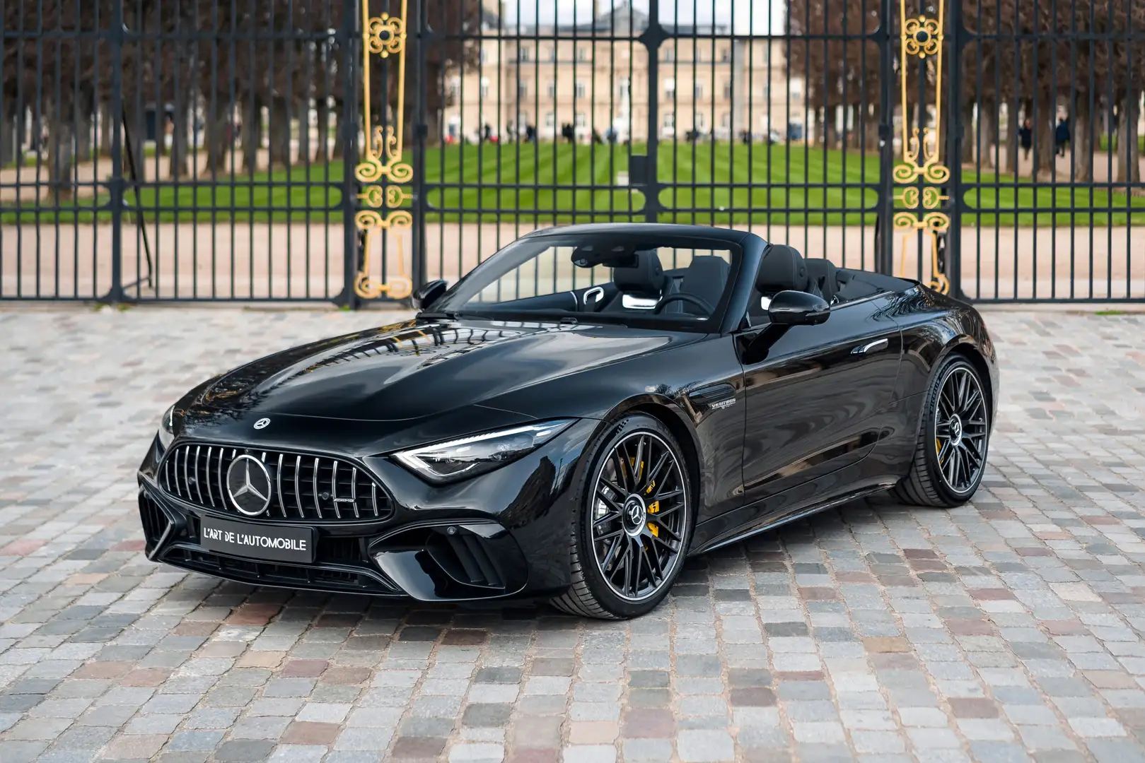 Mercedes-Benz SL 63 AMG Roadster 4MATIC+ Obsidian Black, 15 900 kms, VAT Noir - 1
