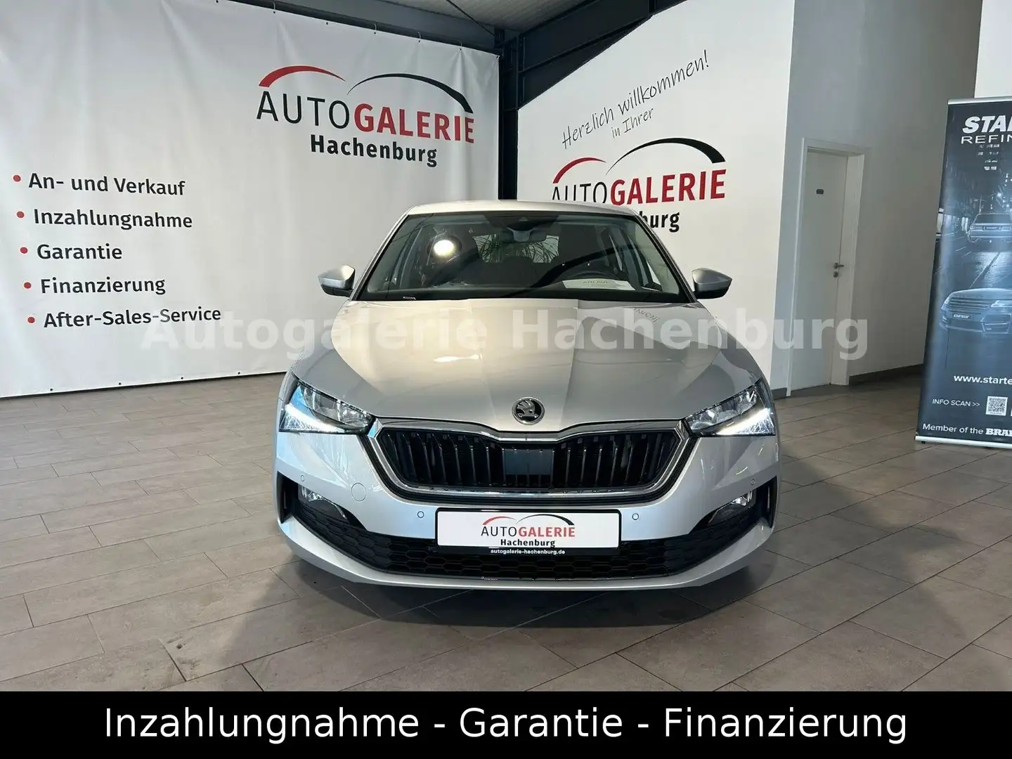 Skoda Scala Ambition/CarPlay/PDC/LED/GARANTIE/EURO 6 Silber - 2