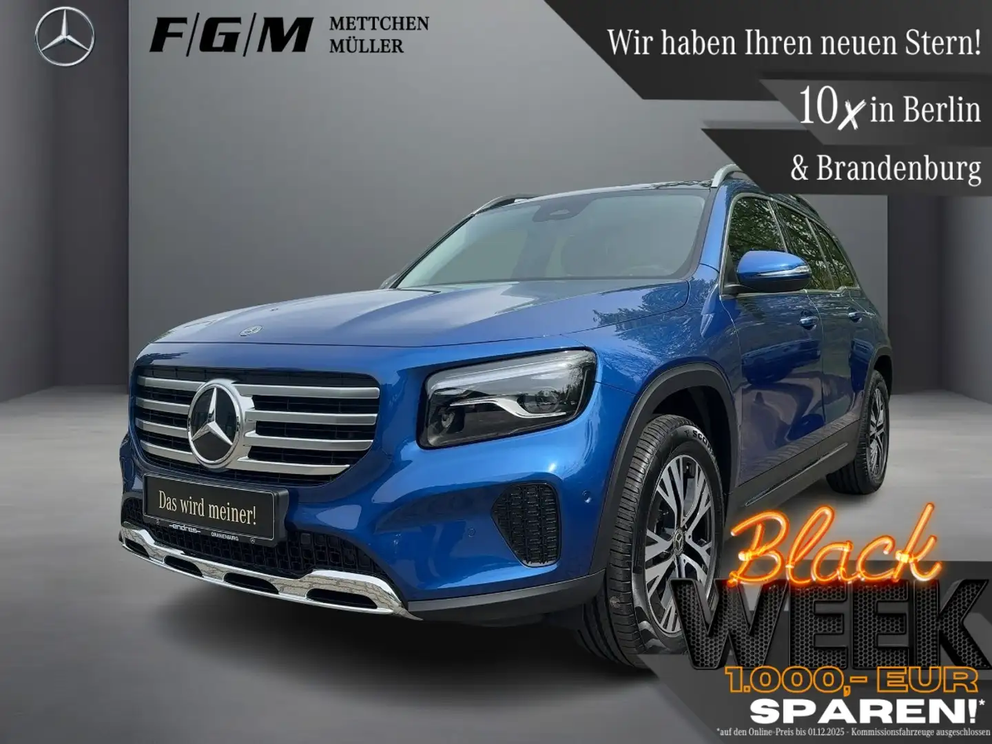 Mercedes-Benz GLB 220 4M Progressive Line Advanced+ Burm|KeyGo Blau - 1