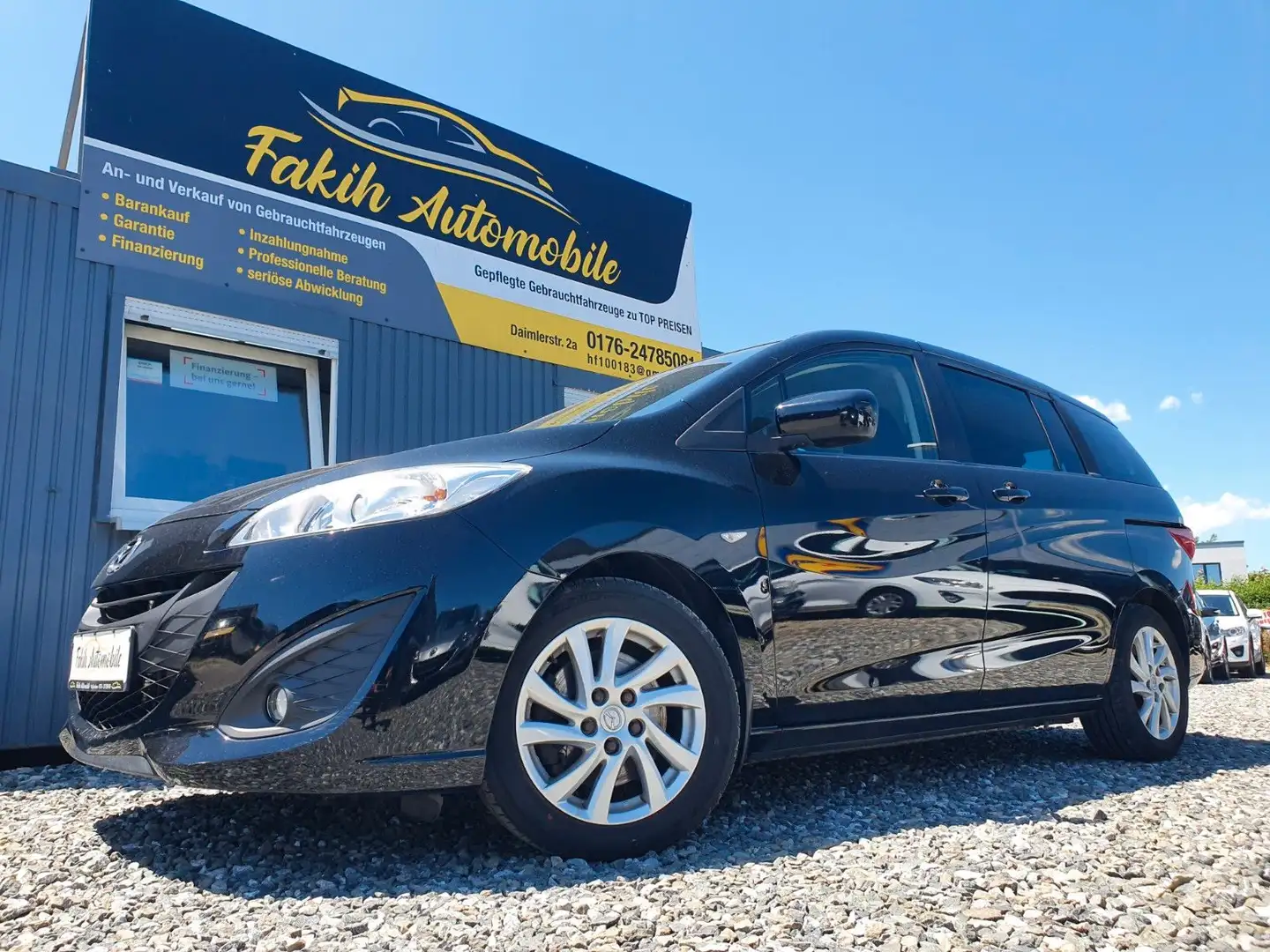 Mazda 5 Center-Line 7Sitzer Klima 8fach bereift Schwarz - 1