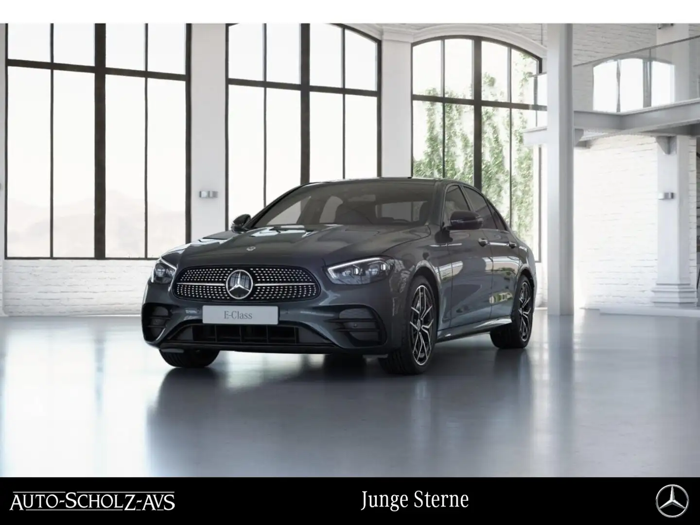 Mercedes-Benz E 220 d AMG Night-P*Pano*HUD*Burmester*Kamera** Grau - 1