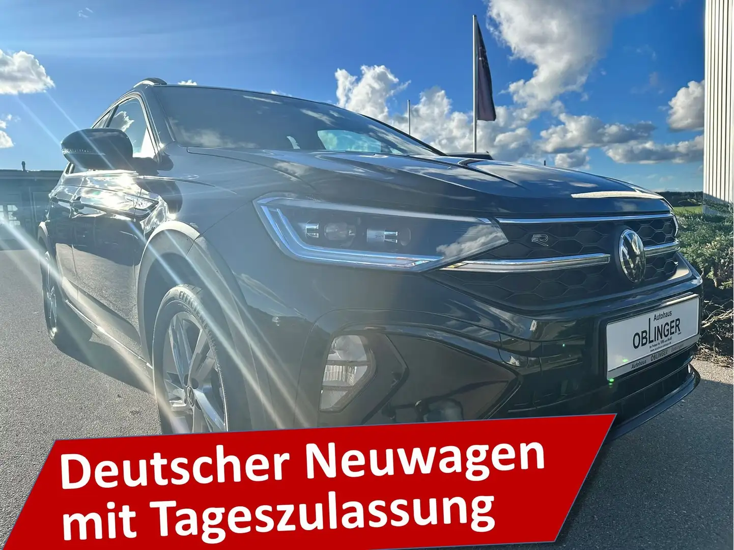 Volkswagen Taigo 1.0 TSI OPF DSG R-Line Navi|AHK|Matrix-LED|Kamera Schwarz - 1