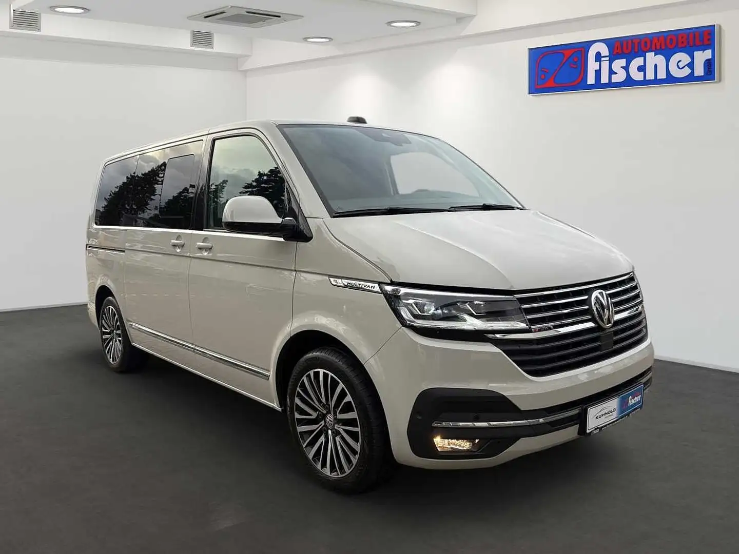 Volkswagen T6 Multivan Kurz Exclusive 4Motion DSG Garantie 1.Hand AHK Nav Gris - 2