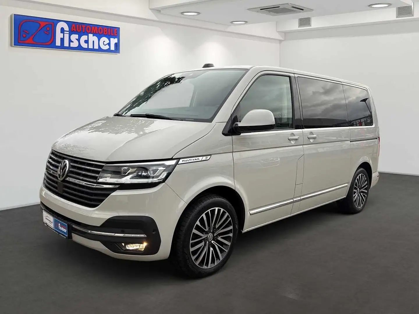 Volkswagen T6 Multivan Kurz Exclusive 4Motion DSG Garantie 1.Hand AHK Nav Gris - 1
