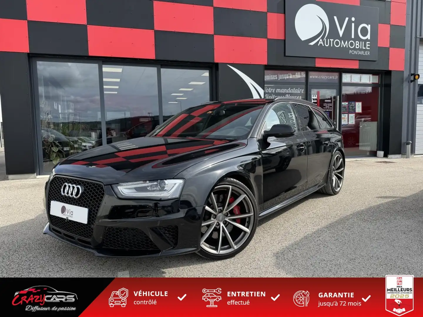 Audi RS4 Quattro 4.2 V8 S-tronic- 450 - CAM Noir - 1