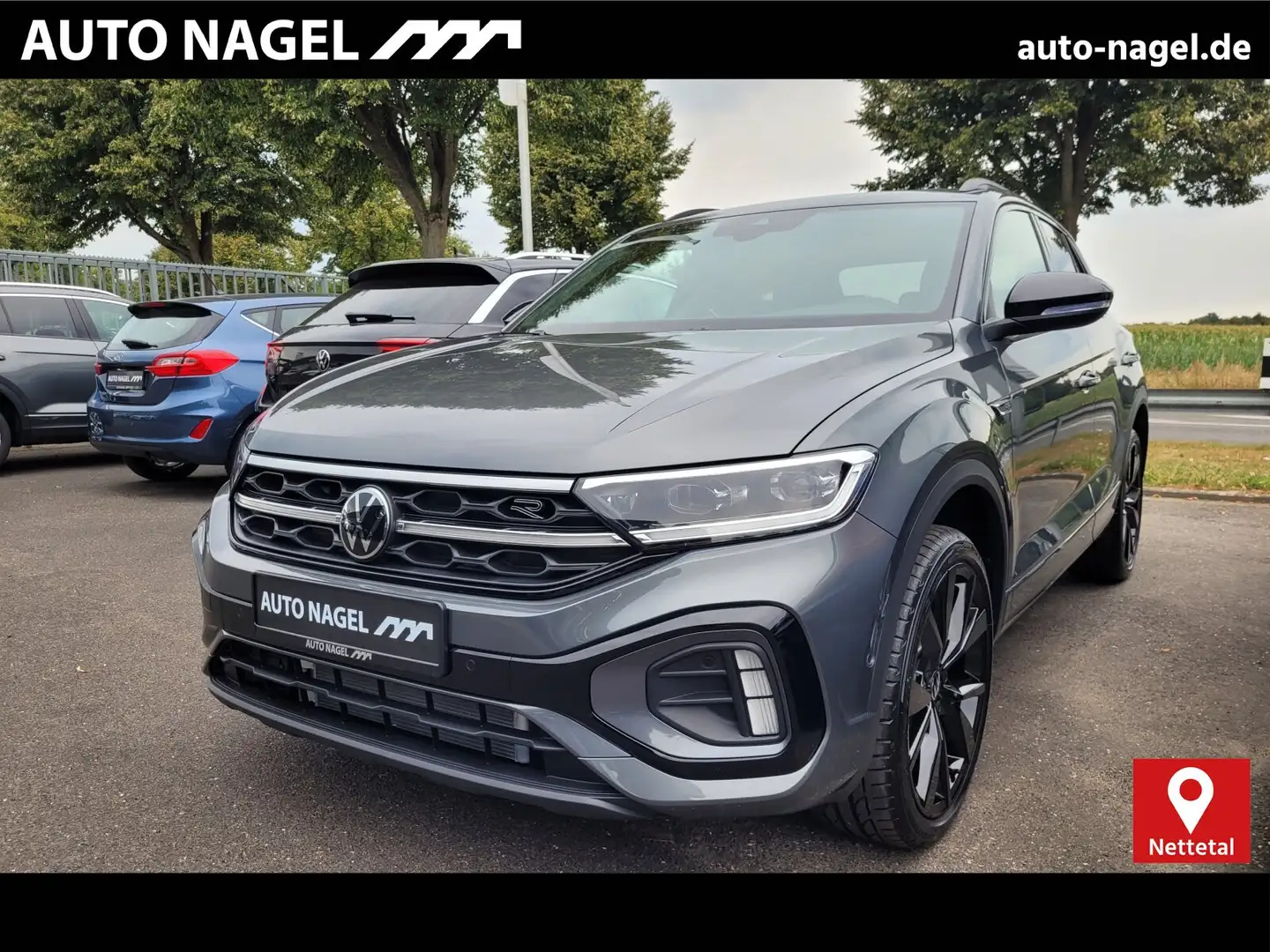 Volkswagen T-Roc T-Roc 1.5 TSI R-Line Black Edition IQ+AHK+PSD Navi Grau - 1
