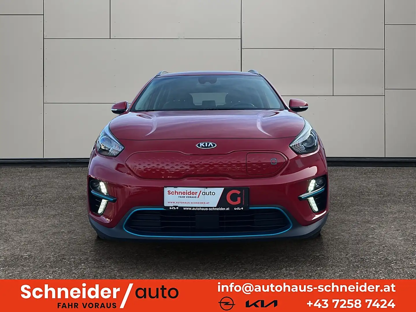 Kia e-Niro Niro EV 64kWh long Range Silber Aut. Rot - 2