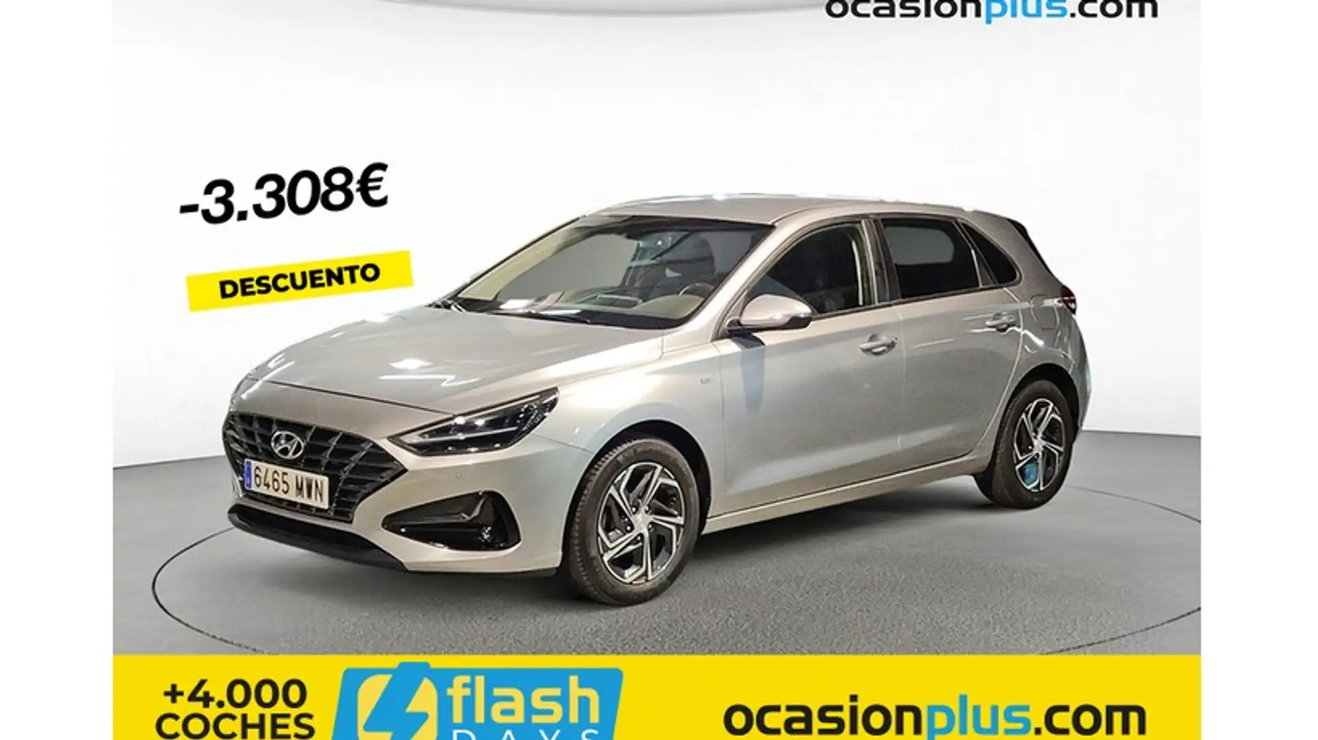 Hyundai i30 1.6CRDi Klass 48V 136 Plateado - 1