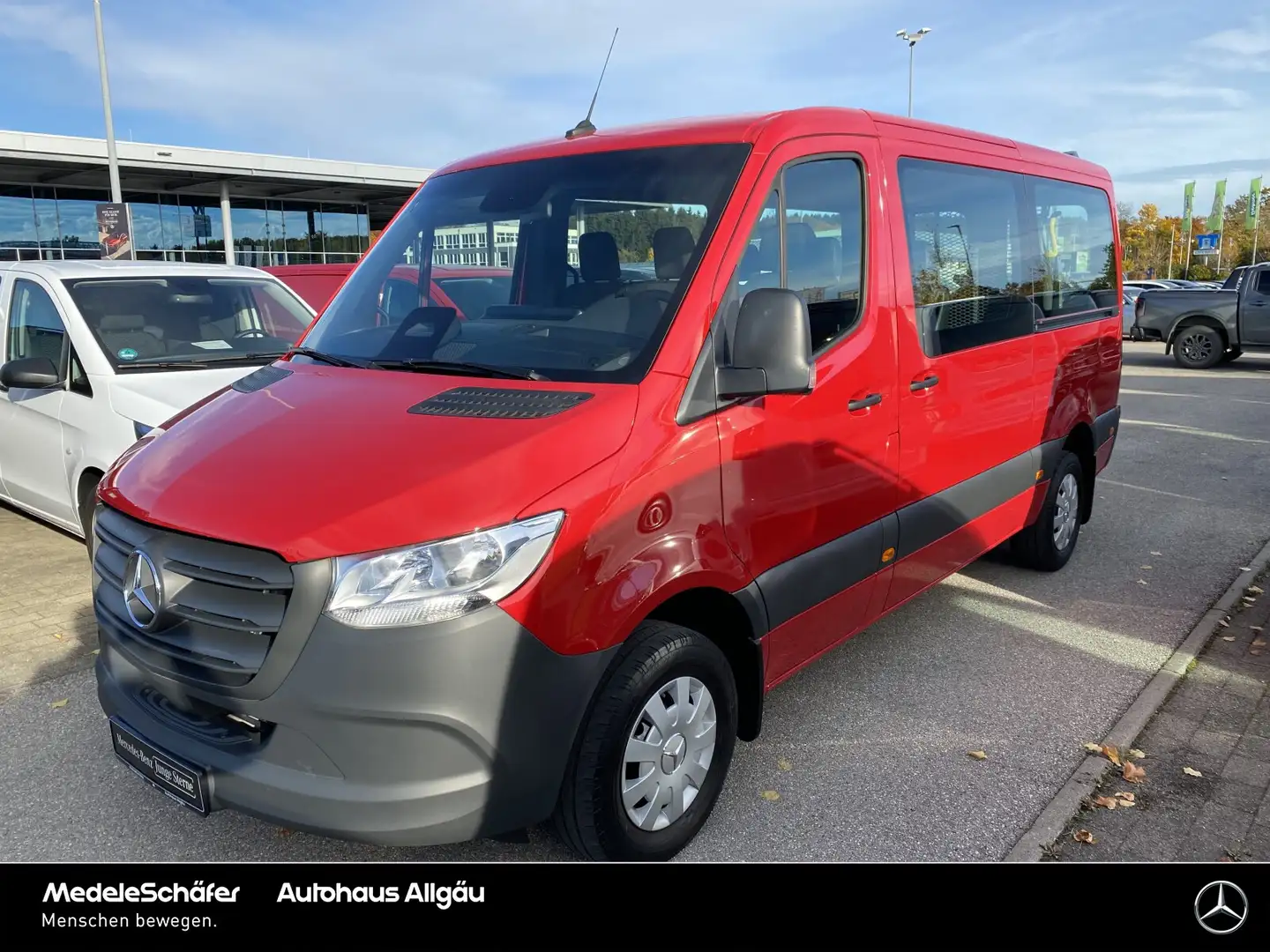 Mercedes-Benz Sprinter Sprinter 317 CDI STANDHZG 2xTÜR ROLLSTUHL-LIFT Rot - 2
